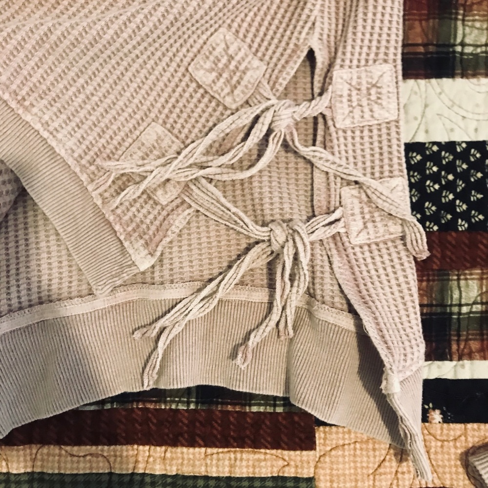XX SOLD XX Free People || Waffle Knit Sweater - Picture 3 of 4